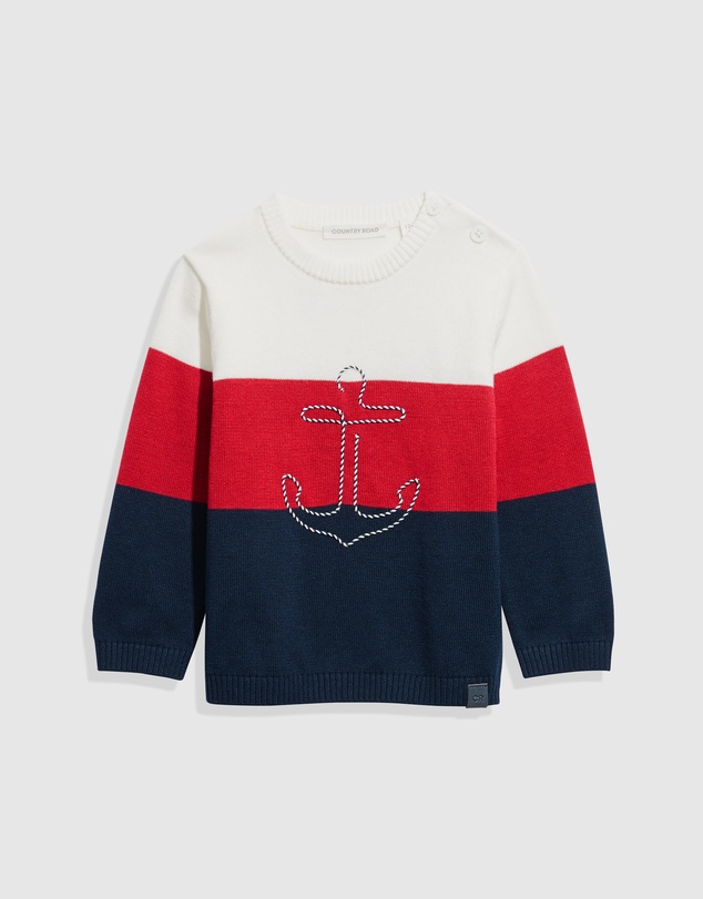 Country Road Anchor Stripe Knit