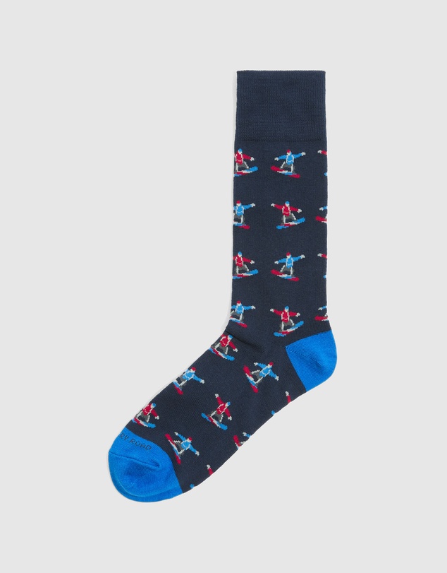 Country Road Snowboarder Sock