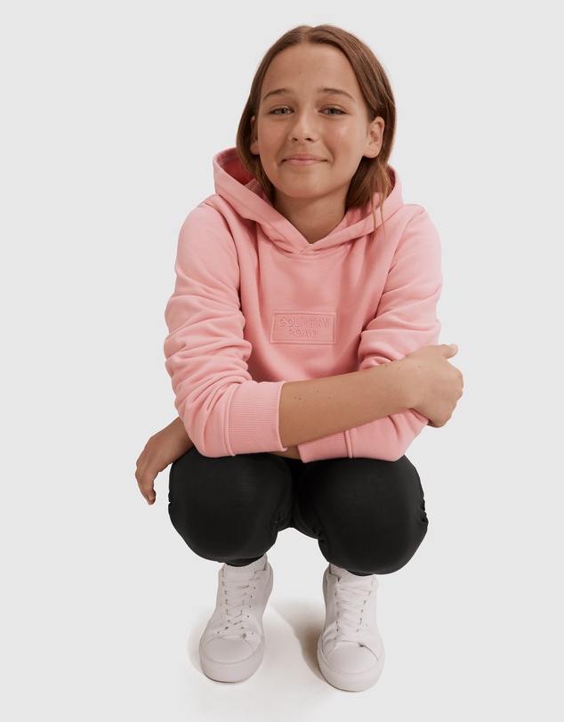 Country Road Teen Verified Australian Cotton Logo Hooded Sweat