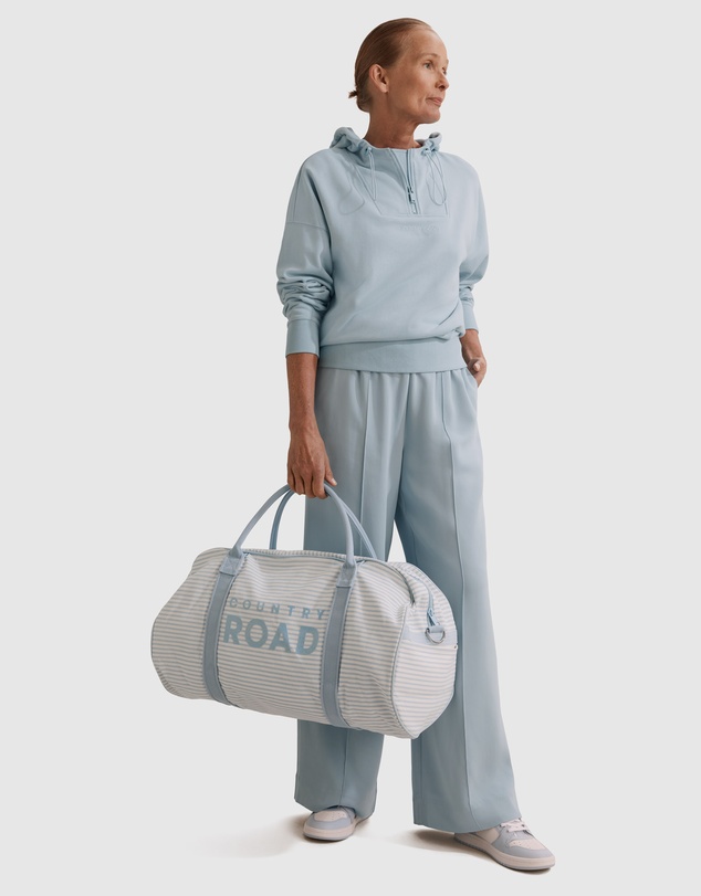 Country Road Flocked Stripe Tote