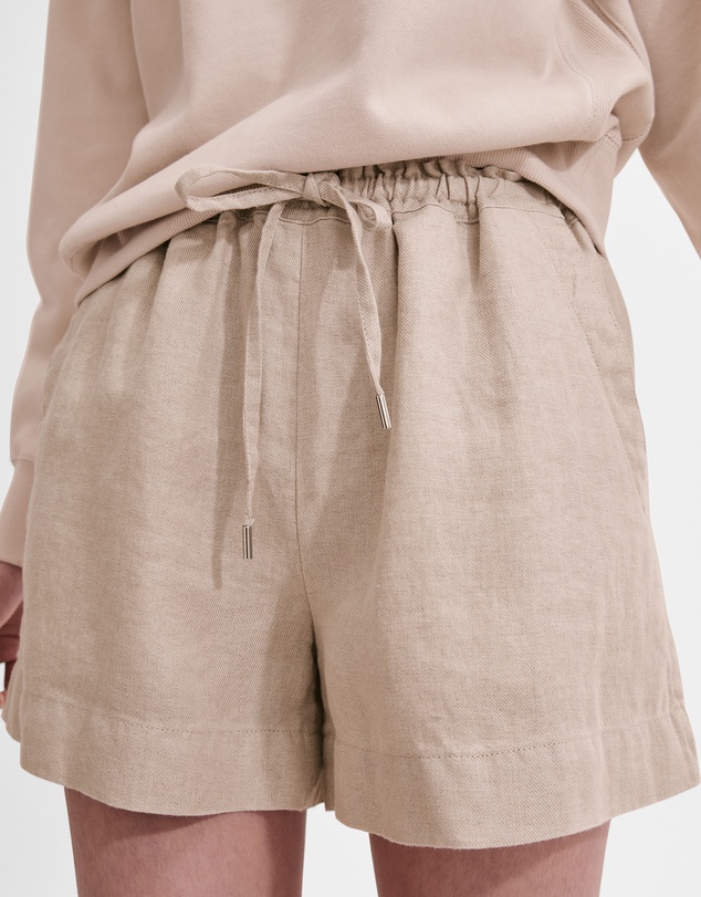 Country Road Organically Grown French Linen Short