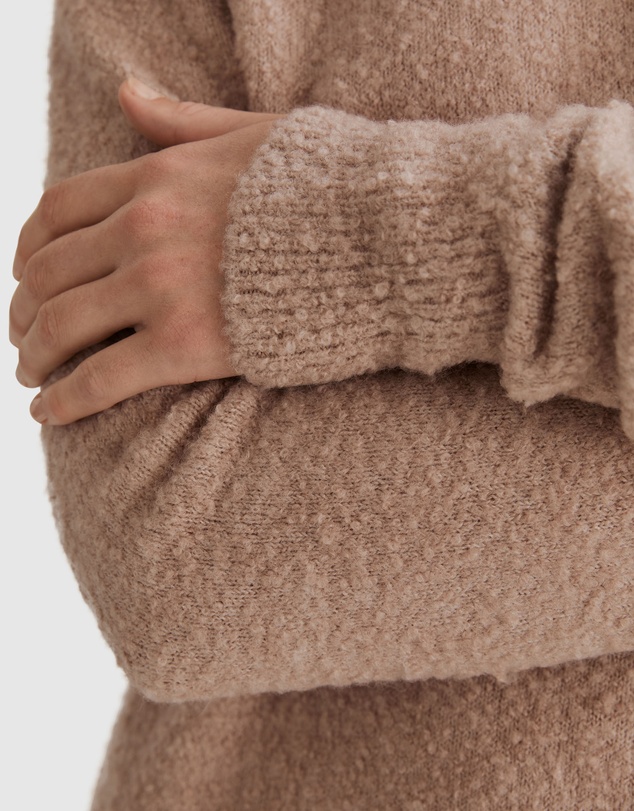 Country Road Boucle Knit Midi Dress