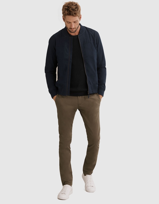 Country Road Washed Bomber Jacket