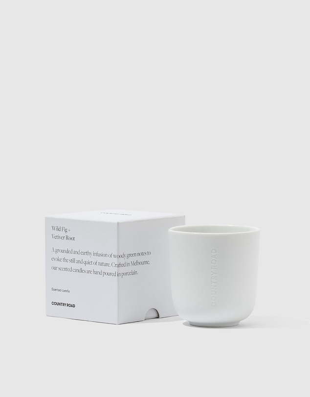 Country Road Wild Fig + Vetiver Root Small Candle