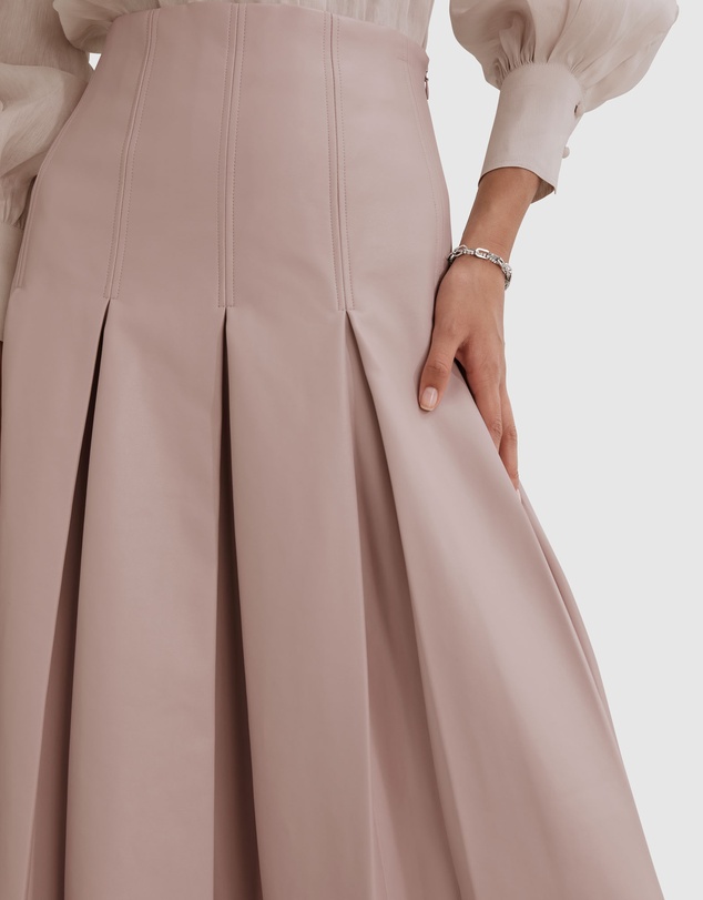 Country Road Inverted Pleat Skirt