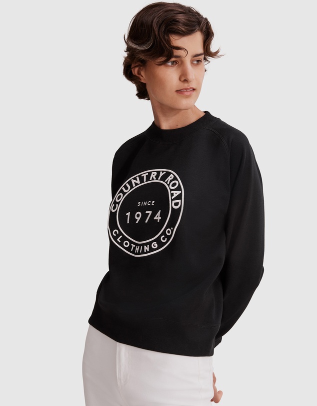 Country Road Verified Australian Cotton Casual Logo Sweat