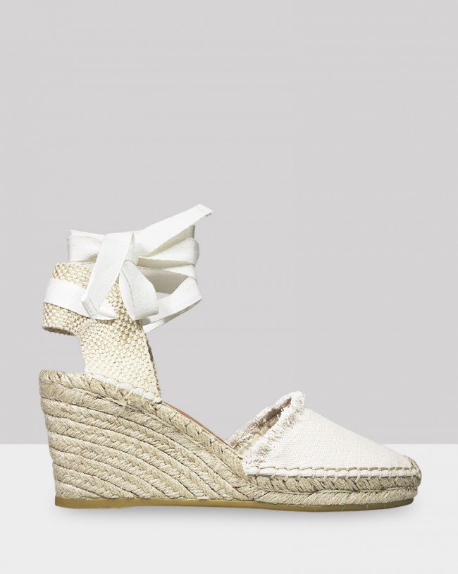 Wittner Zerra Natural Canvas Espadrille Wedge