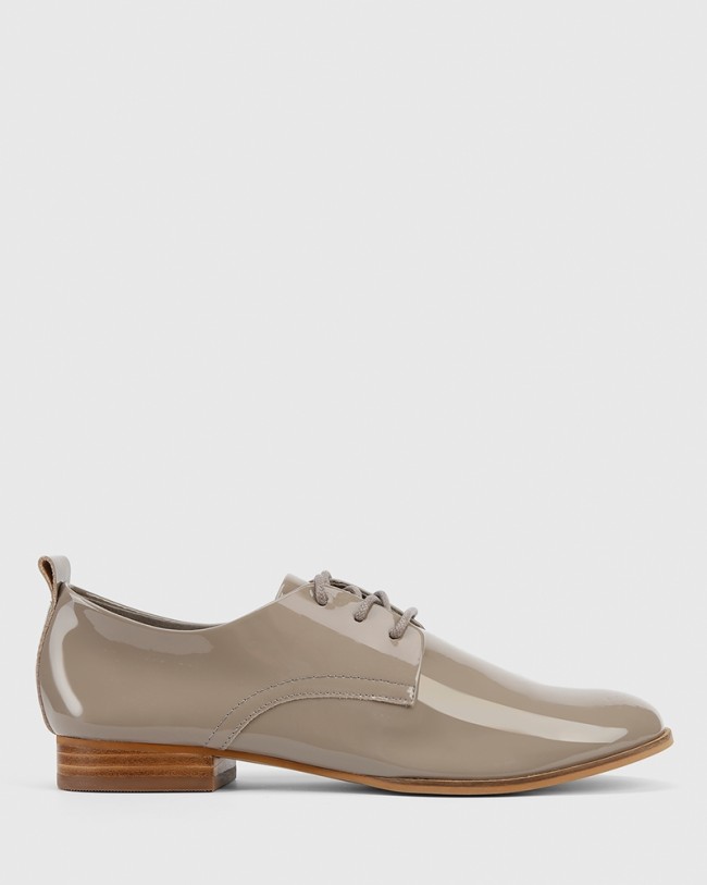 Wittner Dawes Stone Patent Brogue
