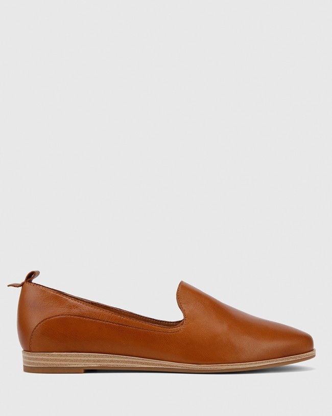 Wittner Caela Cognac Leather Loafer