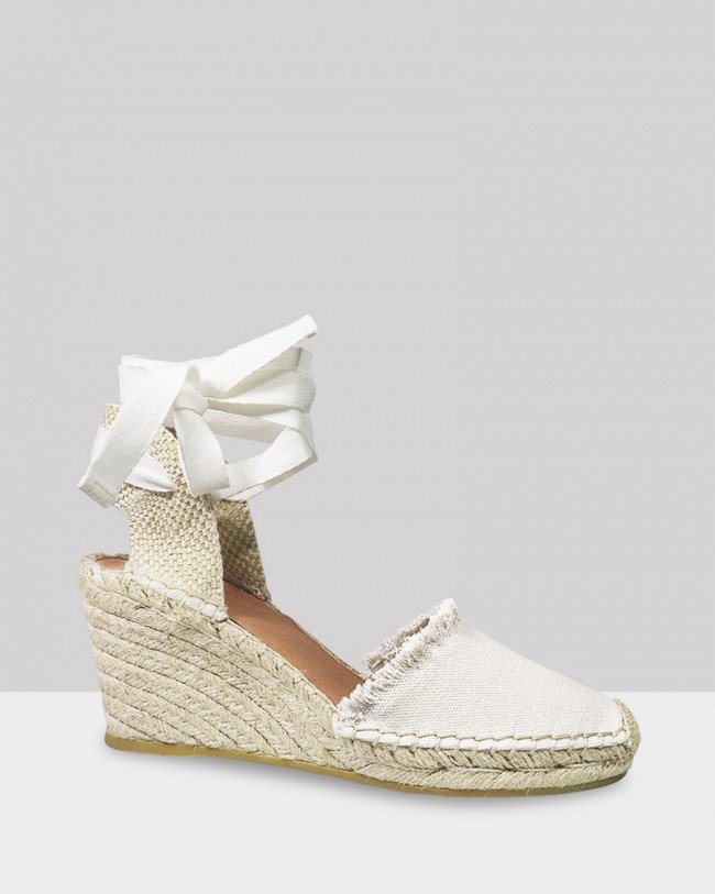 Wittner Zerra Natural Canvas Espadrille Wedge