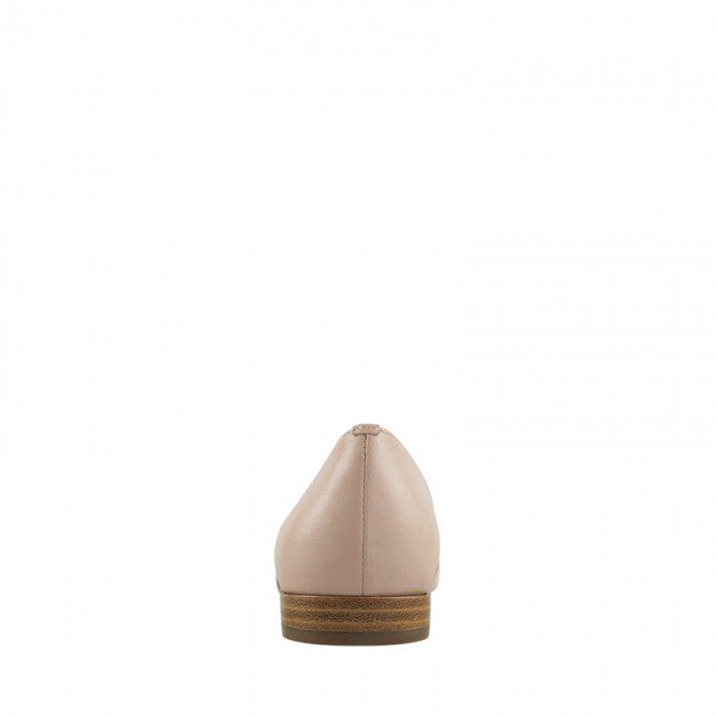 Wittner Maisy Nude Leather Pointed Toe Loafer