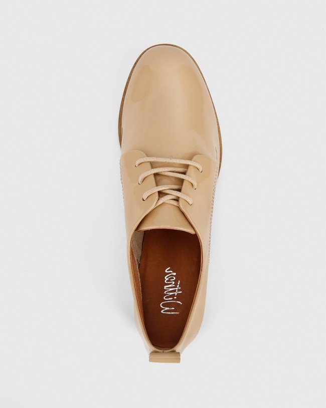 Wittner Dawes Nude Patent Brogue