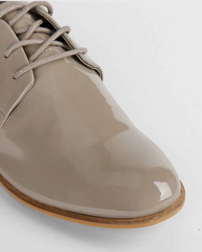 Wittner Dawes Stone Patent Brogue