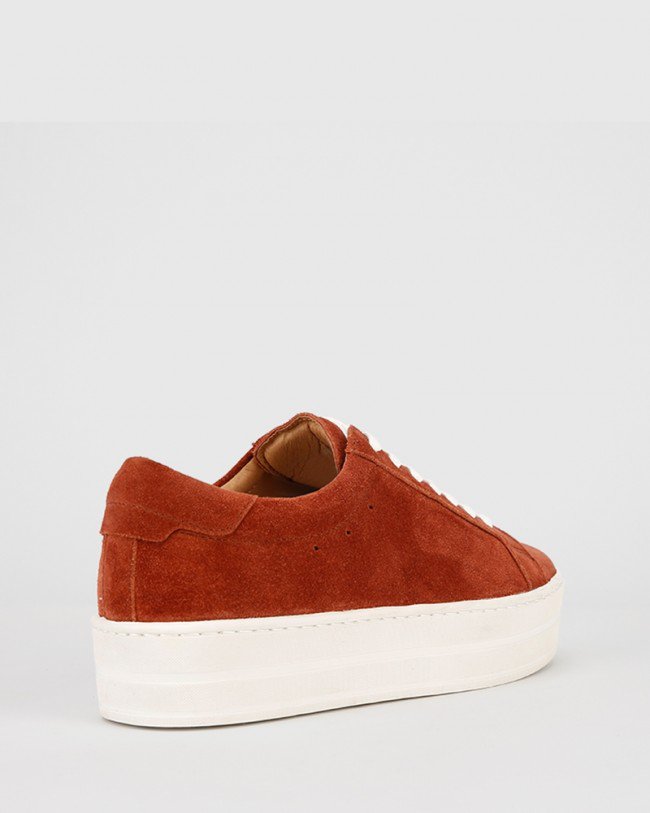 Wittner Francisco Rust Suede Flatform Sneaker