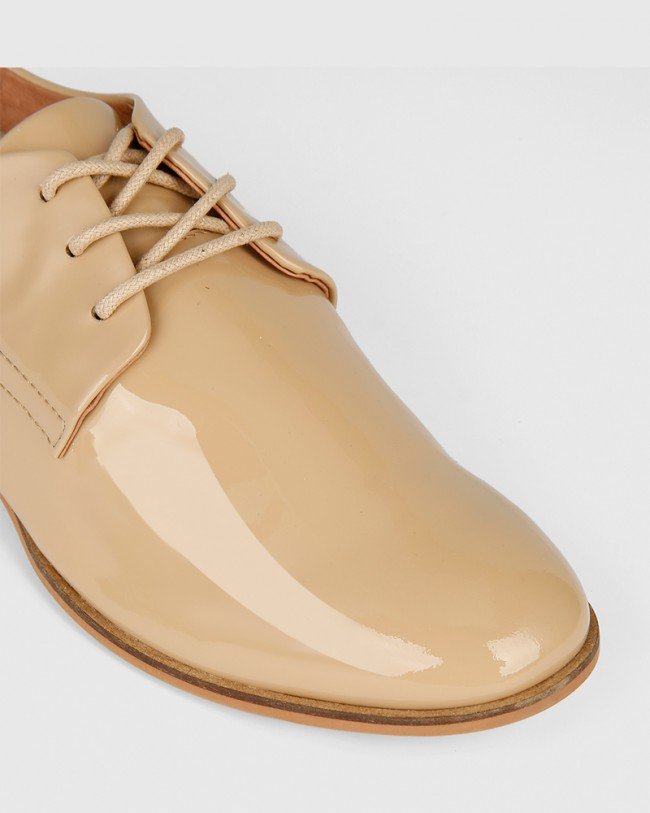 Wittner Dawes Nude Patent Brogue