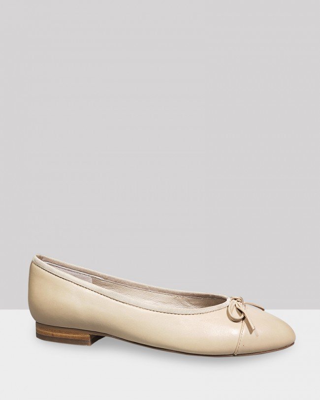 Wittner Annie Nude Leather Ballet Flat