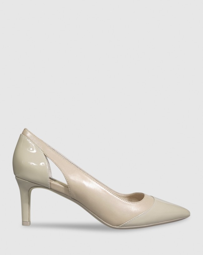 Wittner Dewan Nude Patent Leather Stiletto Heel