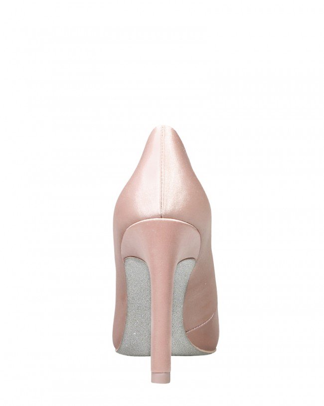 Wittner Henshaw Pink Satin Embelished Stiletto Heel