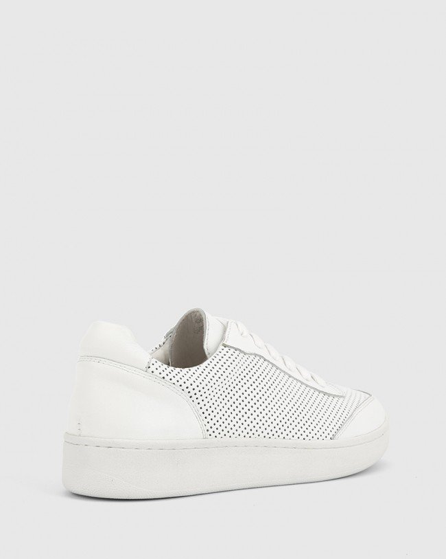 Wittner Grady White Leather Sneaker