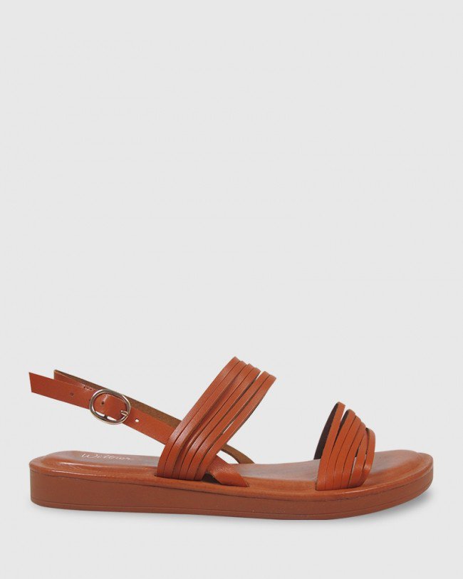Wittner Evelyn Tan Leather Sandal