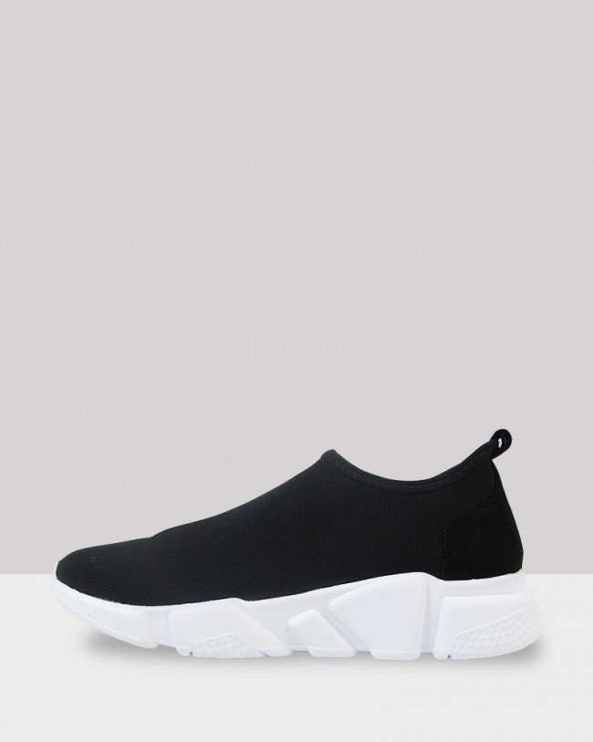 Wittner Del Black Mesh Slip On Sneaker