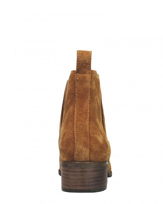 Wittner Gilmore Tobacco Suede Elasticated Gusset Chelsea Ankle Boot