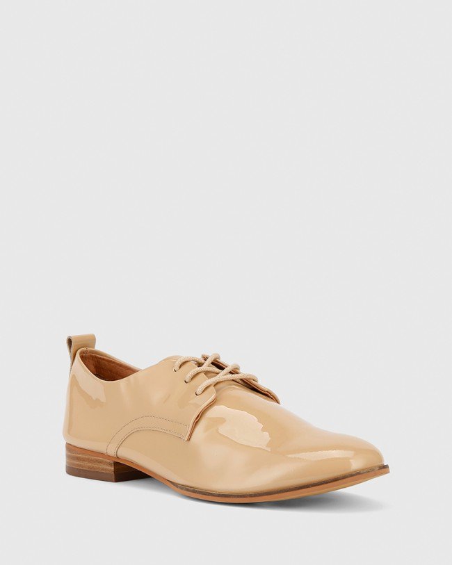 Wittner Dawes Nude Patent Brogue