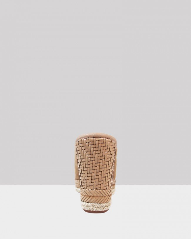 Wittner Vaughn Taupe Suede Open Toe Wedge