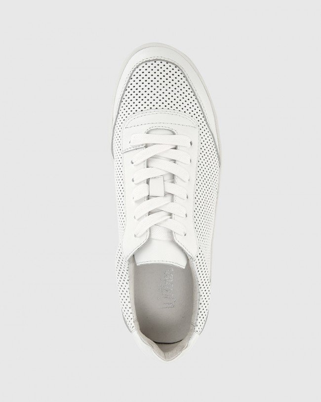 Wittner Grady White Leather Sneaker