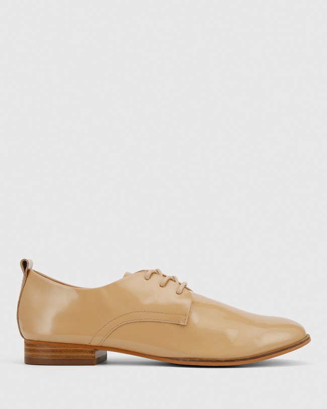 Wittner Dawes Nude Patent Brogue