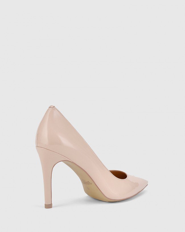 Wittner Hadalie Pink Patent Leather Stiletto Heel
