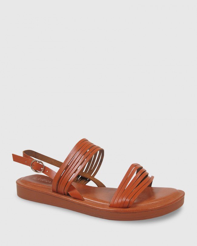 Wittner Evelyn Tan Leather Sandal