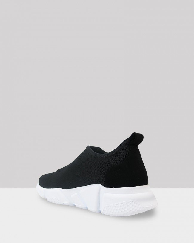 Wittner Del Black Mesh Slip On Sneaker