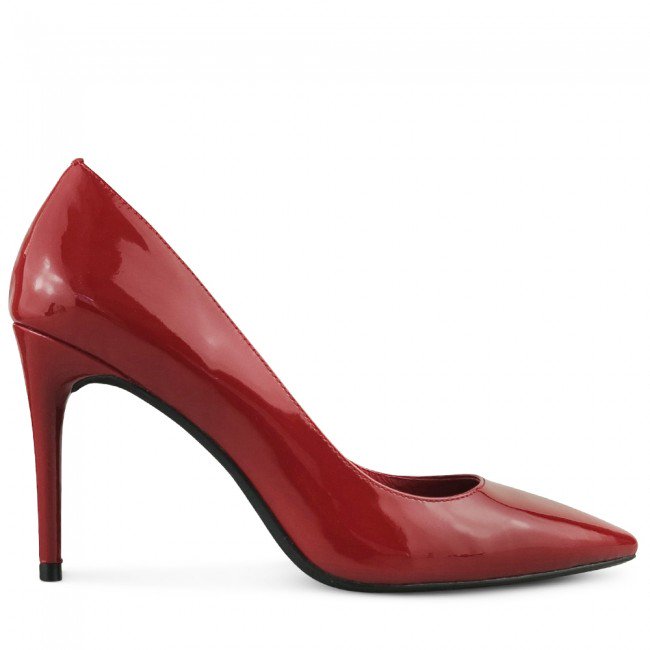 Wittner Haldwin Red Patent Pointed Closed Toe Stiletto Heel