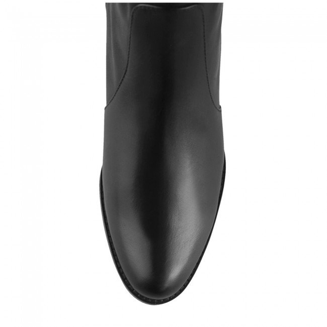 Wittner Bernia Wide Fit Black Leather Knee High Boot
