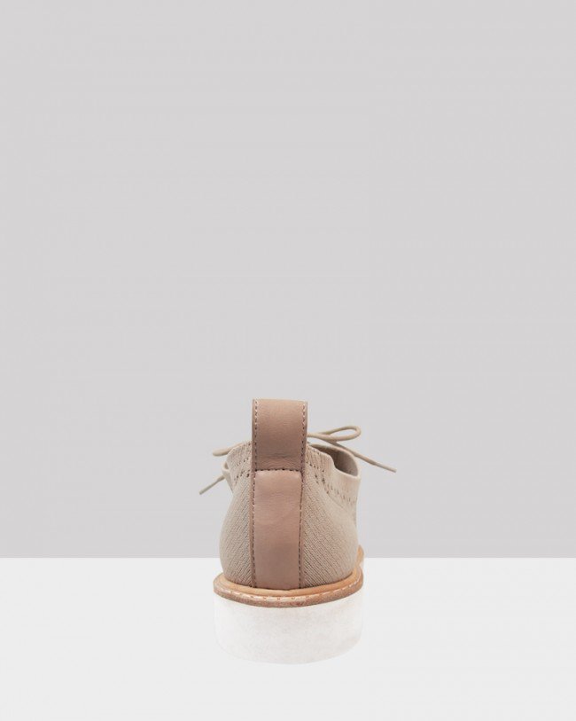 Wittner Dali Nude Knit Lace Up Brogue