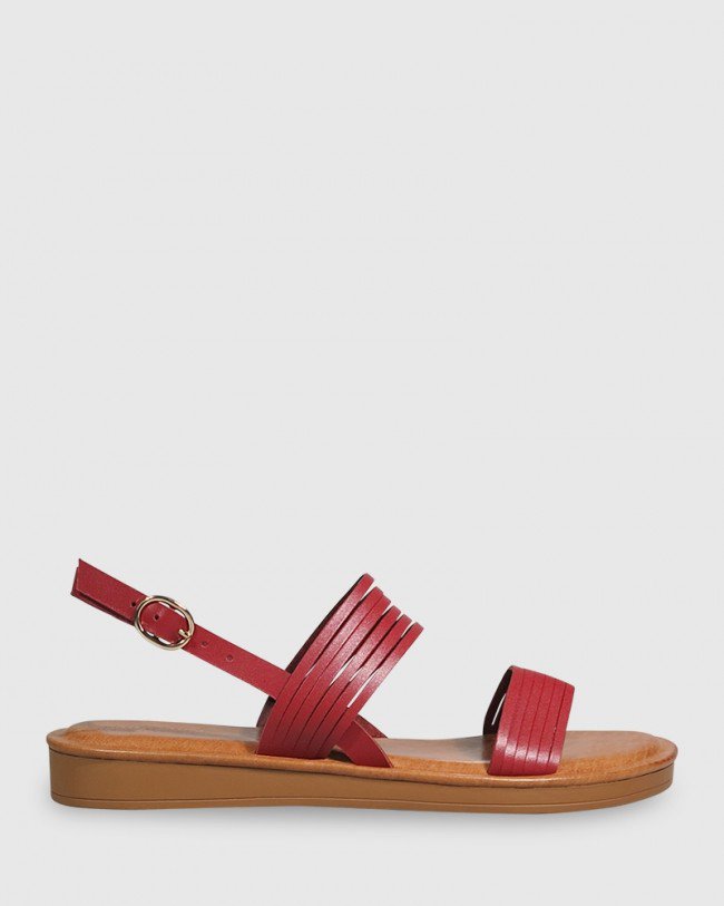 Wittner Evelyn Chilli Red Leather Sandal