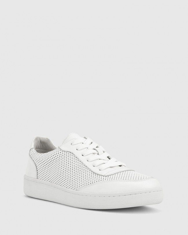 Wittner Grady White Leather Sneaker