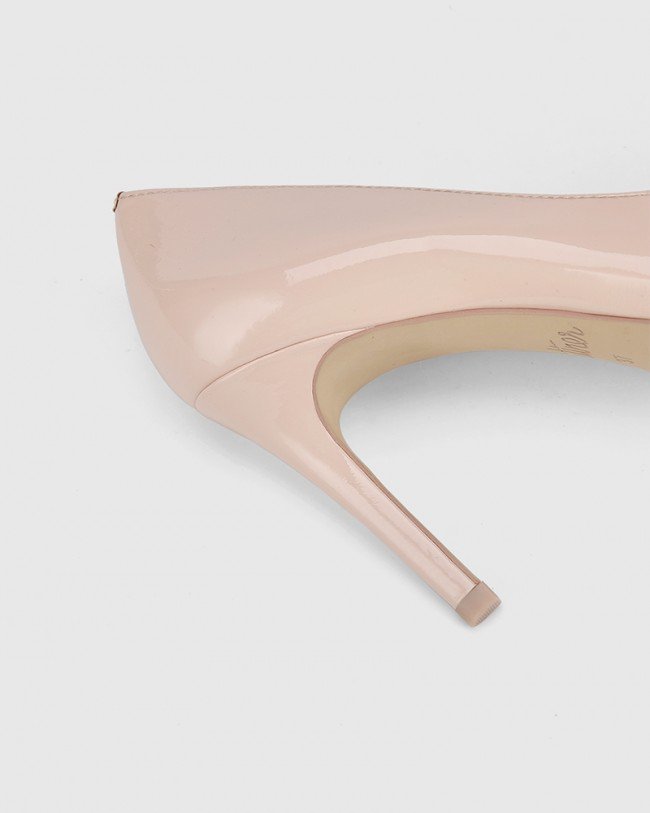 Wittner Hadalie Pink Patent Leather Stiletto Heel