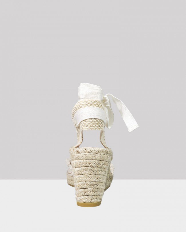 Wittner Zerra Natural Canvas Espadrille Wedge