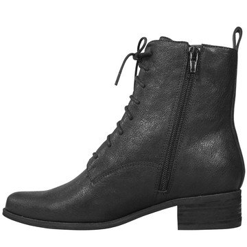 Wittner Glimmer Black Leather Lace Up Ankle Boot