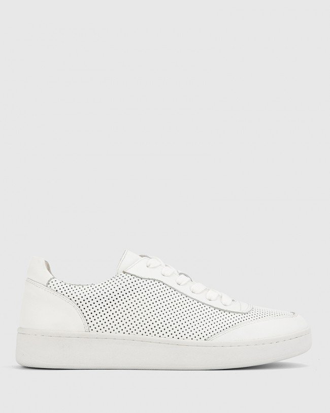 Wittner Grady White Leather Sneaker