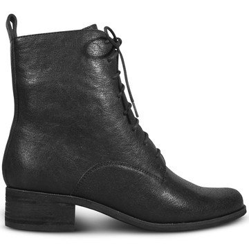 Wittner Glimmer Black Leather Lace Up Ankle Boot