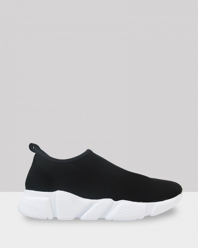 Wittner Del Black Mesh Slip On Sneaker