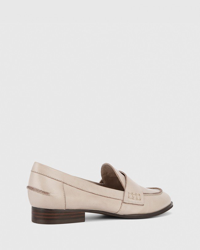 Wittner Dennis Silver Grey Leather Loafer