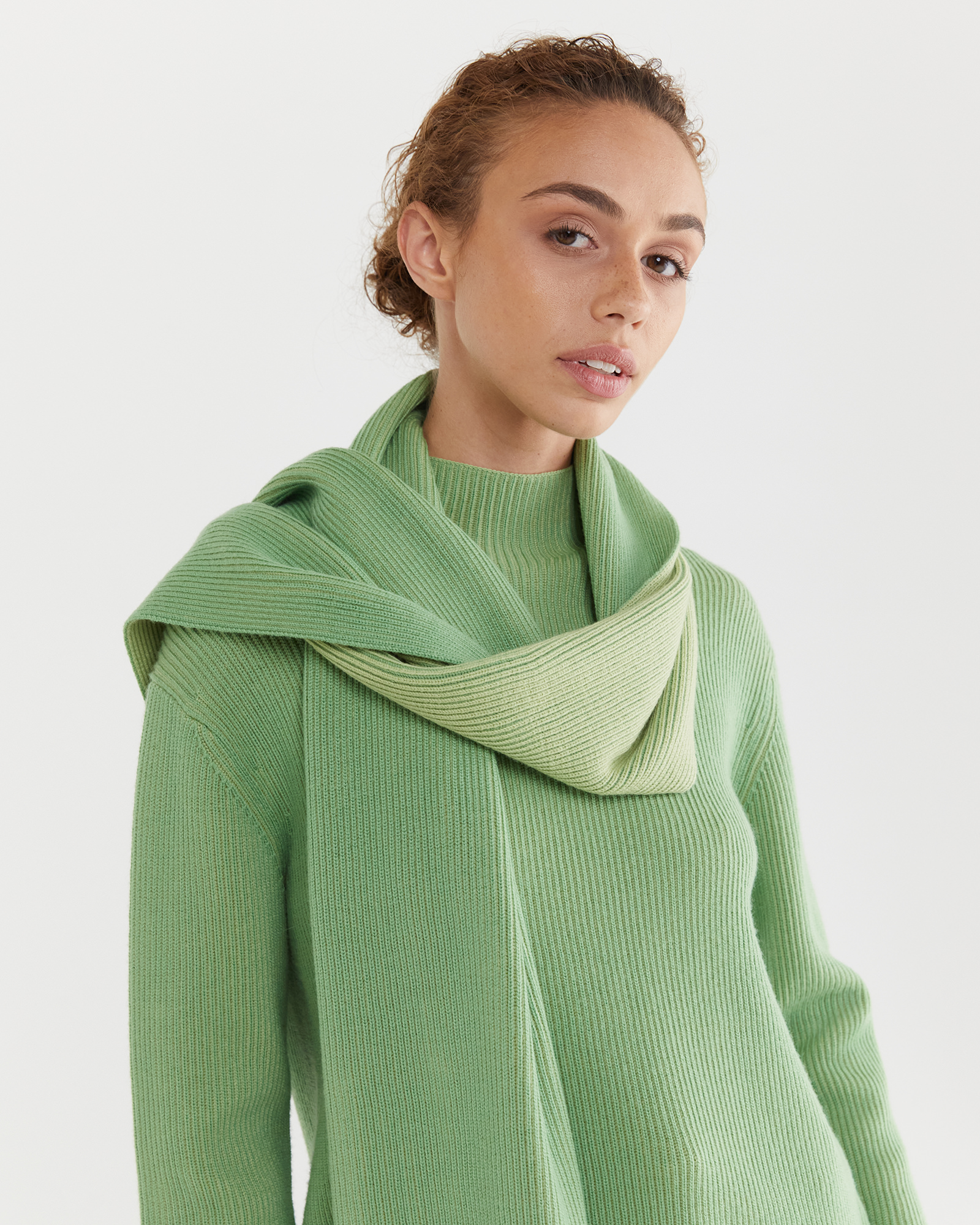 Two Tone Merino Knit