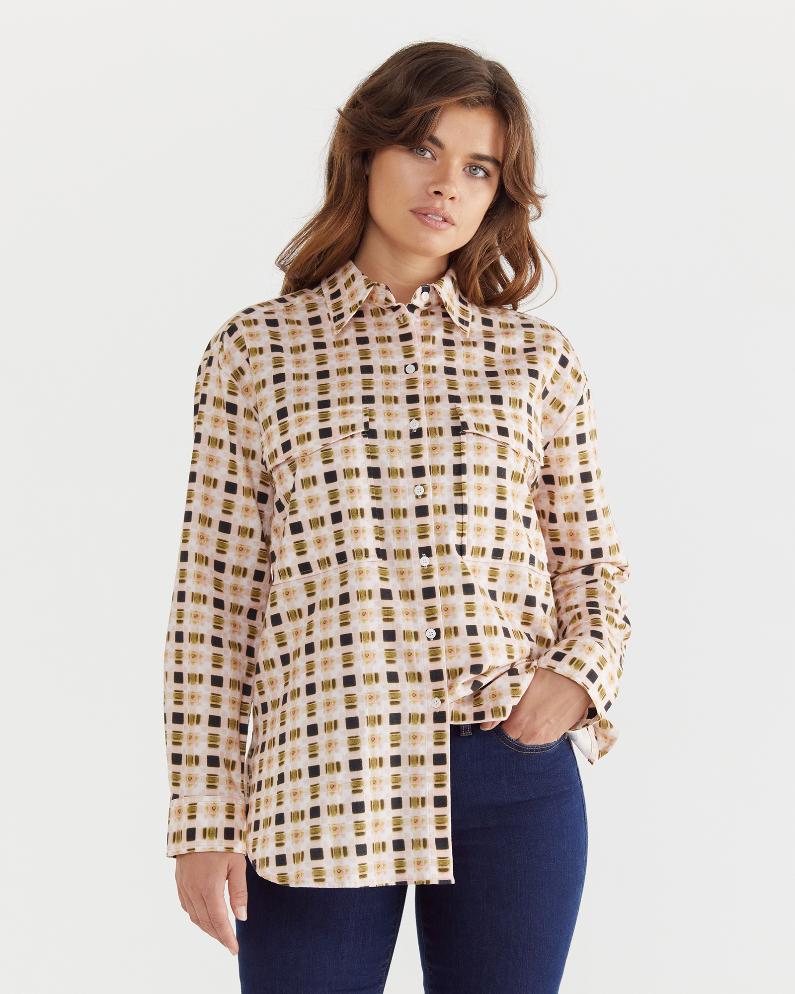 Neo Check Flannel Shirt