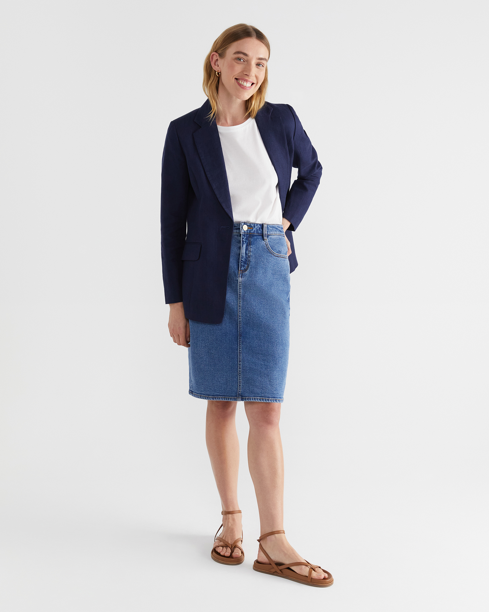 Brodie Denim Skirt