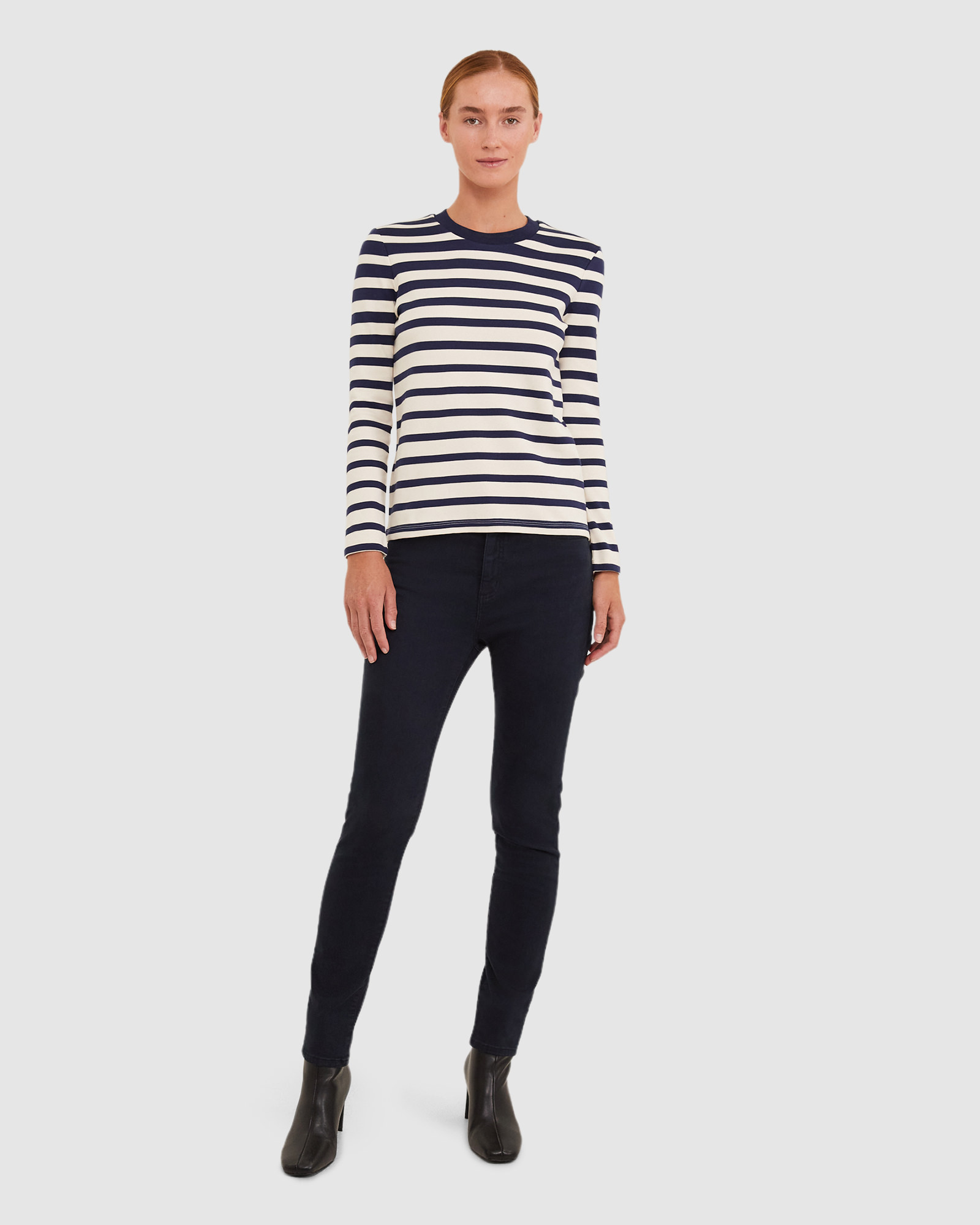 Pierra Stripe Long Sleeve Tee
