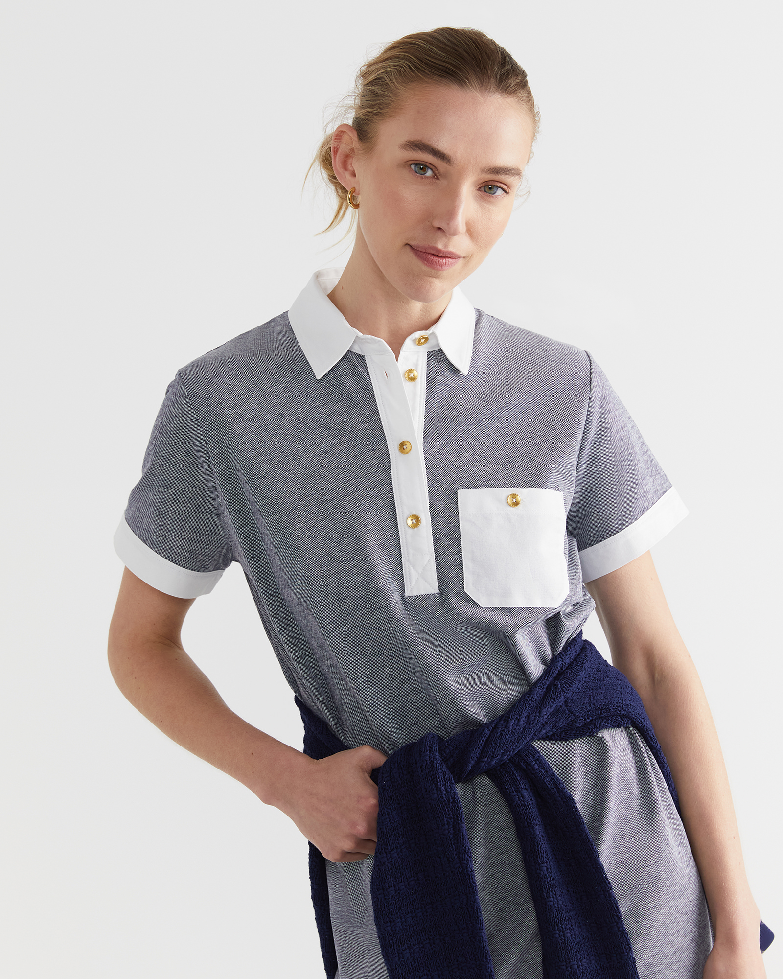 Porta Pique Polo Dress